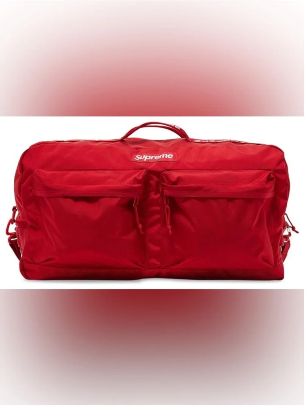 Supreme Cordura Large Duffle Bag FW22 Red -